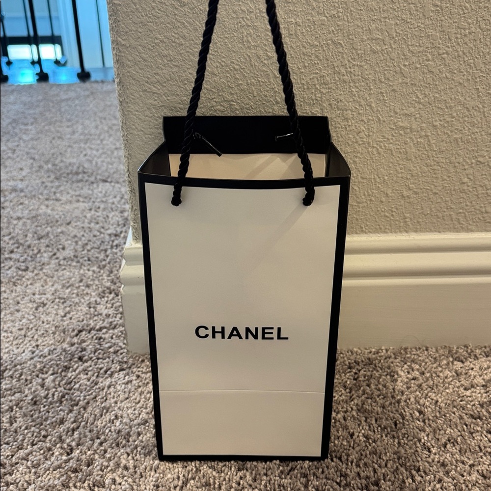 Chanel Black & Cream Gift Bag